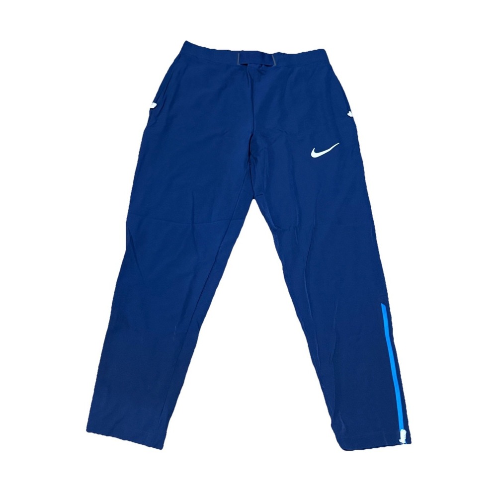 Nike Pro Elite Storm Fit ADV Track Pants Blue AO8499-492 Women's Size Large